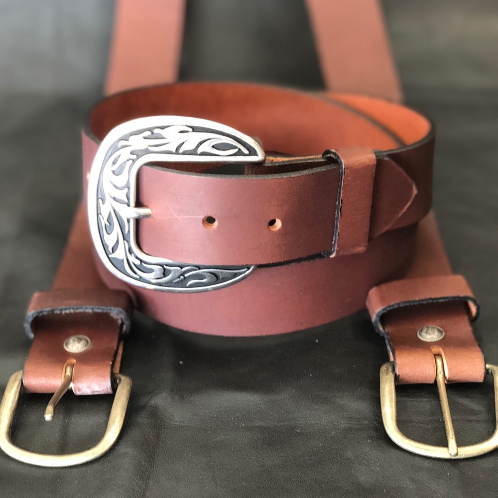Trapper Peak Leather, Dark Brown Belt